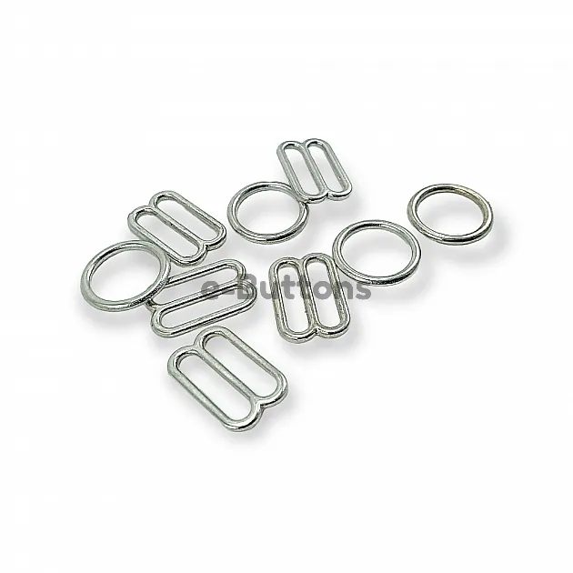 Bra Strap Adjustment Buckle 12 mm and Ring PBT0007 Bra Strap Adjustment Buckle 12 mm and Ring PBT0007