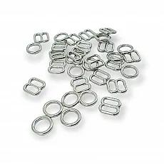 Bra Strap Adjustment Buckle 6 mm and Ring PBT0009