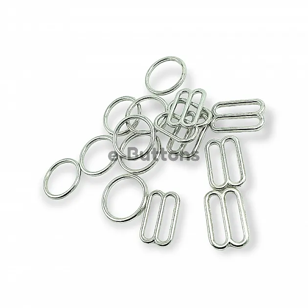 Bra Strap Adjustment Buckle 15 mm and Ring PBT0010 Bra Strap Adjustment Buckle 15 mm and Ring PBT0010