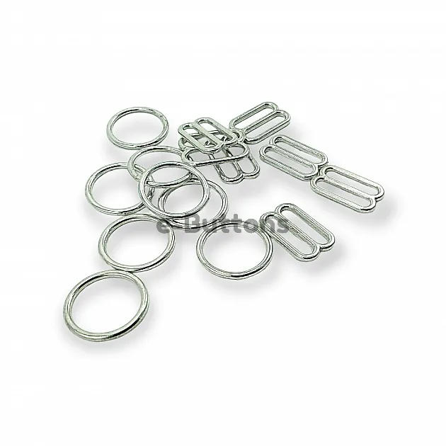 Bra Strap Adjustment Buckle 15 mm and Ring PBT0010 Bra Strap Adjustment Buckle 15 mm and Ring PBT0010