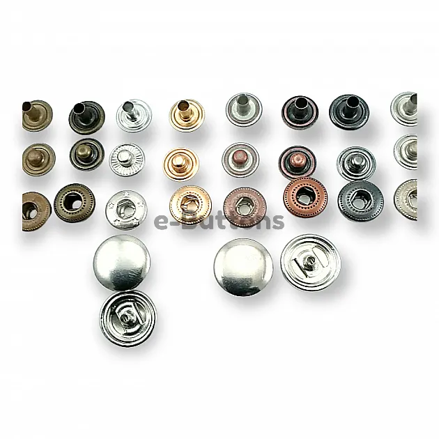 Çıtçıt Düğme 16 mm Bombeli 54 Sistem Pirinç 4 lü Takım ERCB0016PR Çıtçıt Düğme 16 mm Bombeli 54 Sistem Pirinç 4 lü Takım ERCB0016PR