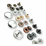 18 mm Snaps Fasteners 45/64" Curved 28L Brass Set of 4 ERCB0018PR
