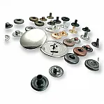 25 mm Snaps Fasteners 1" Curved 40L Brass Set of 4 ERCB0025PR