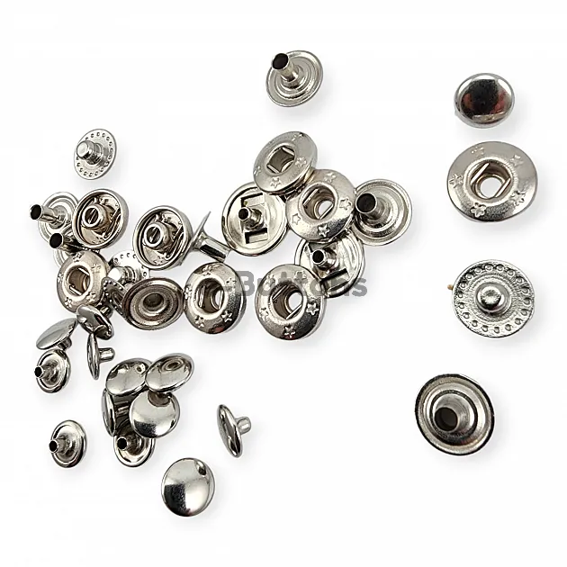 Brass Snap Fastaners 7 mm 10L / 9/32" VT2 Snap Fasteners ERC00PR07 Brass Snap Fastaners 7 mm 10L / 9/32" VT2 Snap Fasteners ERC00PR07