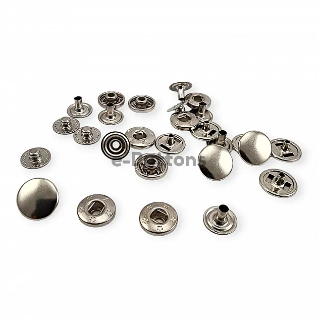 Brass 11 mm 18L / 7/16" Snap Fastaners VT2 Snap Fasteners ERC00PR11 VT2 Snap Fasteners 11 mm 18L / 7/16" Snap Fastaners Brass ERC00PR11