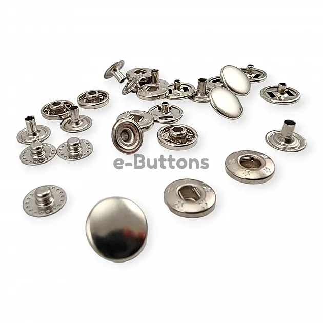 Brass 11 mm 18L / 7/16" Snap Fastaners VT2 Snap Fasteners ERC00PR11 VT2 Snap Fasteners 11 mm 18L / 7/16" Snap Fastaners Brass ERC00PR11