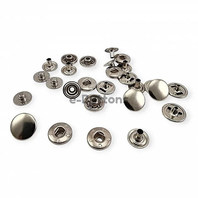 Brass 11 mm 18L / 7/16" Snap Fastaners VT2 Snap Fasteners ERC00PR11 VT2 Snap Fasteners 11 mm 18L / 7/16" Snap Fastaners Brass ERC00PR11