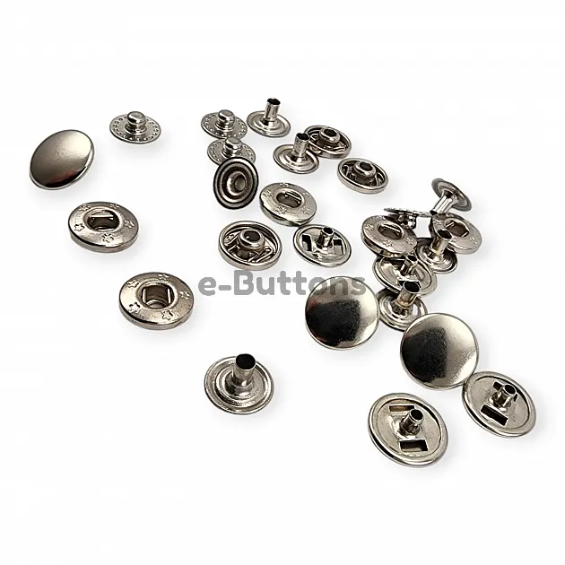 Brass 11 mm 18L / 7/16" Snap Fastaners VT2 Snap Fasteners ERC00PR11 VT2 Snap Fasteners 11 mm 18L / 7/16" Snap Fastaners Brass ERC00PR11