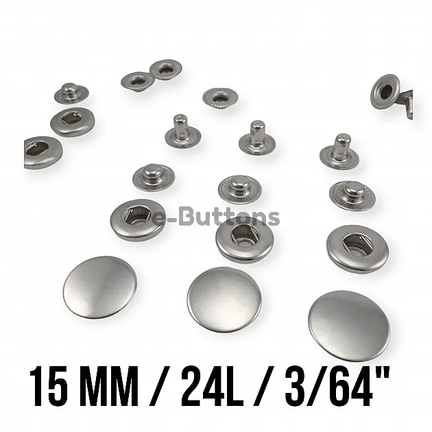 Alfa Paslanmaz Çıtçıt 15 mm 54 Sistem 4 lü Takım ERCA0015P Alfa Paslanmaz Çıtçıt 15 mm 54 Sistem 4 lü Takım ERCA0015P