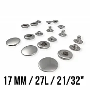Alfa Paslanmaz Çıtçıt 17 mm 54 Sistem 4 lü Takım ERCA0017P