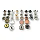 15 mm Snaps Fasteners 19/32" Curved 24L Brass Set of 4 ERCB0015PR