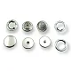 Brass Prong Snap Fasteners For Coat 250 pcs Deluxe Series Single Cap PRV20R300