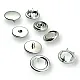 Brass Prong Snap Fasteners For Coat 250 pcs Deluxe Series Single Cap PRV20R300