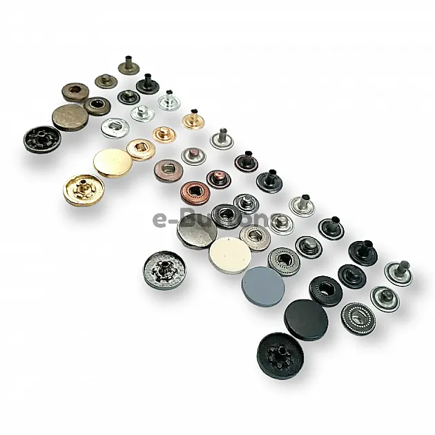 Zamak Çıtçıt 15 mm Düz 54 Sistem 4 lü Takım ERC0015ZMK Zamak Çıtçıt 15 mm Düz 54 Sistem 4 lü Takım ERC0015ZMK