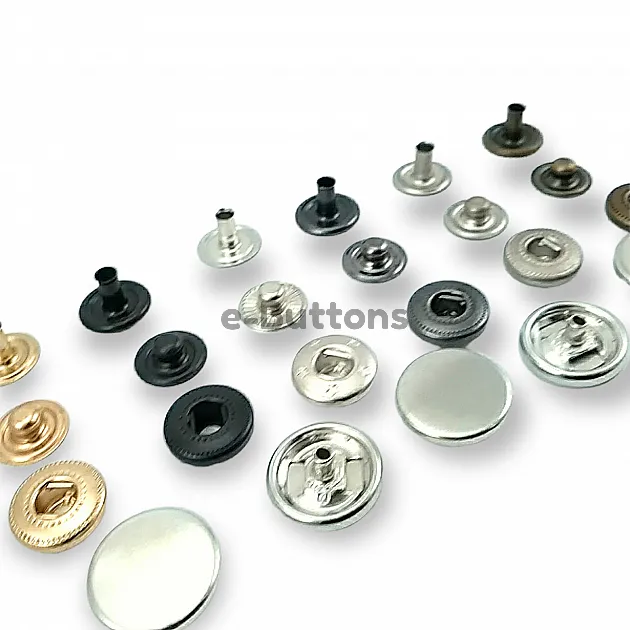 Para Tipi Çıtçıt 15 mm Düz 54 Sistem Pirinç 4 lü Takım ERCB0015PRP Para Tipi Çıtçıt 15 mm Düz 54 Sistem Pirinç 4 lü Takım ERCB0015PRP