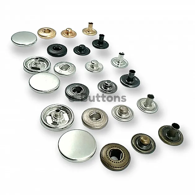 Para Tipi Çıtçıt 15 mm Düz 54 Sistem Pirinç 4 lü Takım ERCB0015PRP Para Tipi Çıtçıt 15 mm Düz 54 Sistem Pirinç 4 lü Takım ERCB0015PRP
