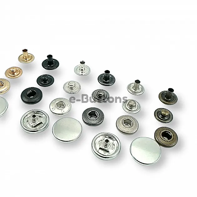Para Tipi Çıtçıt 15 mm Düz 54 Sistem Pirinç 4 lü Takım ERCB0015PRP Para Tipi Çıtçıt 15 mm Düz 54 Sistem Pirinç 4 lü Takım ERCB0015PRP