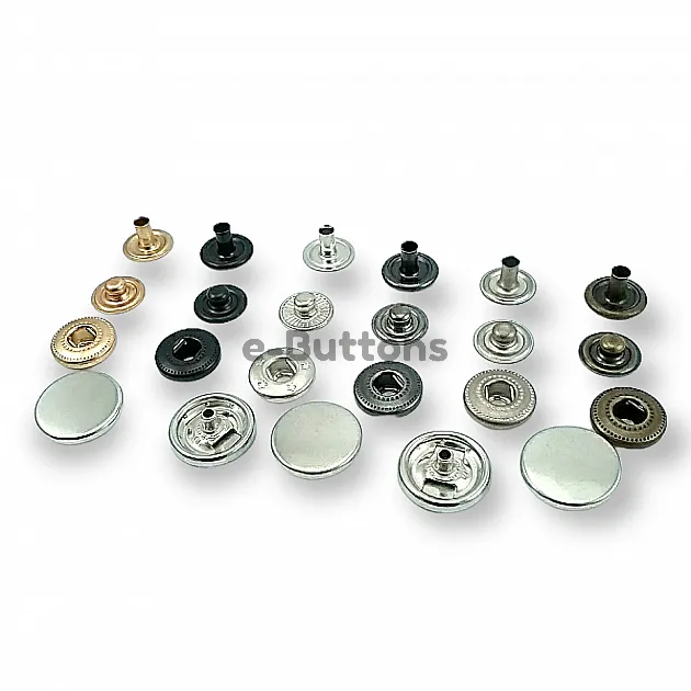 Para Tipi Çıtçıt 15 mm Düz 54 Sistem Pirinç 4 lü Takım ERCB0015PRP Para Tipi Çıtçıt 15 mm Düz 54 Sistem Pirinç 4 lü Takım ERCB0015PRP