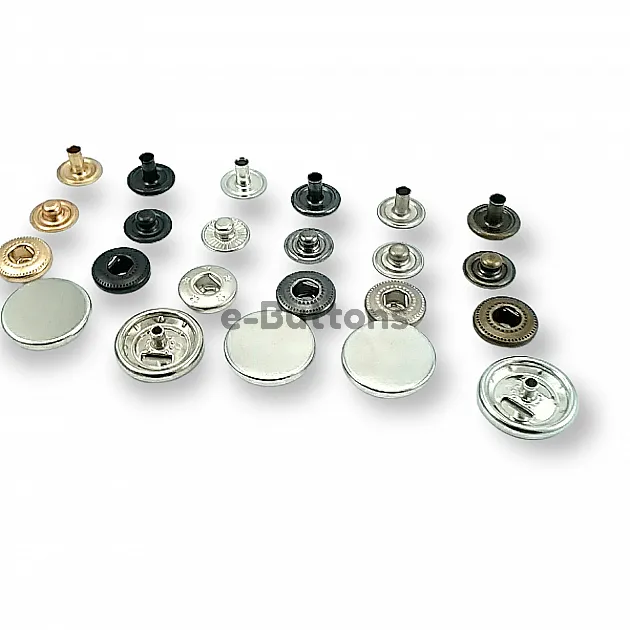 Para Tipi Çıtçıt 17 mm Düz 54 Sistem Pirinç 4 lü Takım ERCB0017PRP Para Tipi Çıtçıt 17 mm Düz 54 Sistem Pirinç 4 lü Takım ERCB0017PRP