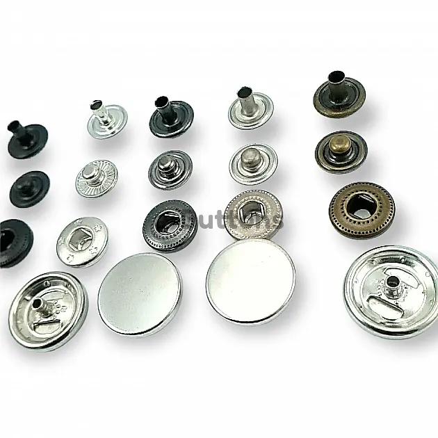 Para Tipi Çıtçıt 17 mm Düz 54 Sistem Pirinç 4 lü Takım ERCB0017PRP Para Tipi Çıtçıt 17 mm Düz 54 Sistem Pirinç 4 lü Takım ERCB0017PRP