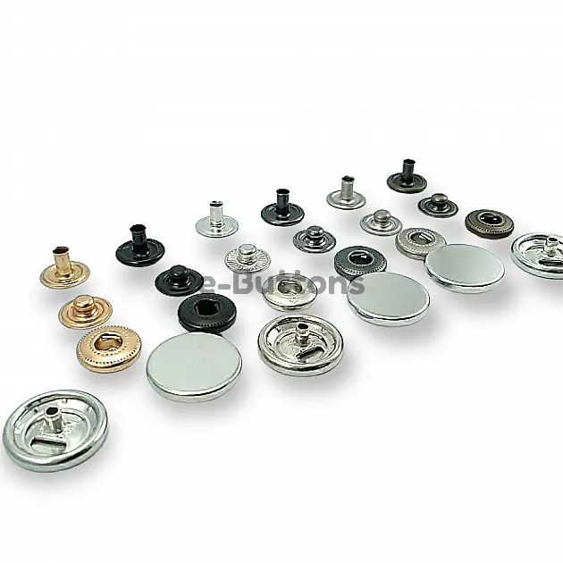 Para Tipi Çıtçıt 17 mm Düz 54 Sistem Pirinç 4 lü Takım ERCB0017PRP Para Tipi Çıtçıt 17 mm Düz 54 Sistem Pirinç 4 lü Takım ERCB0017PRP