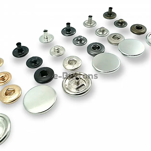 Para Tipi Çıtçıt 17 mm Düz 54 Sistem Pirinç 4 lü Takım ERCB0017PRP Para Tipi Çıtçıt 17 mm Düz 54 Sistem Pirinç 4 lü Takım ERCB0017PRP