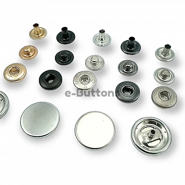 Para Tipi Çıtçıt 18 mm Düz 54 Sistem Pirinç 4 lü Takım ERCB0018PRP Para Tipi Çıtçıt 18 mm Düz 54 Sistem Pirinç 4 lü Takım ERCB0018PRP