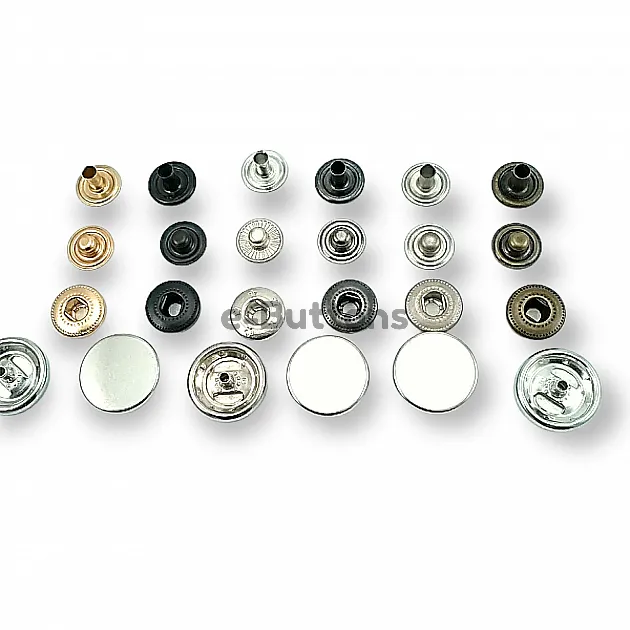 Para Tipi Çıtçıt 18 mm Düz 54 Sistem Pirinç 4 lü Takım ERCB0018PRP Para Tipi Çıtçıt 18 mm Düz 54 Sistem Pirinç 4 lü Takım ERCB0018PRP