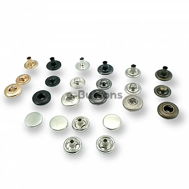 Para Tipi Çıtçıt 10,5 mm Düz 54 Sistem Pirinç 4 lü Takım ERCB0105PRP Para Tipi Çıtçıt 10,5 mm Düz 54 Sistem Pirinç 4 lü Takım ERCB0105PRP