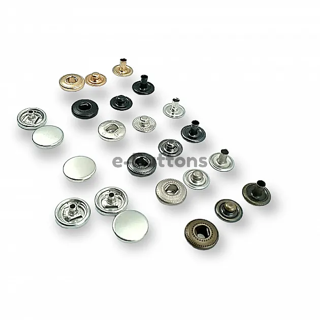 Para Tipi Çıtçıt 12,5 mm Düz 54 Sistem Pirinç 4 lü Takım ERCB0125PRP Para Tipi Çıtçıt 12,5 mm Düz 54 Sistem Pirinç 4 lü Takım ERCB0125PRP