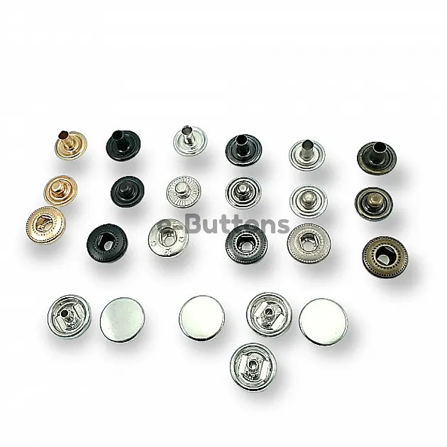 Para Tipi Çıtçıt 12,5 mm Düz 54 Sistem Pirinç 4 lü Takım ERCB0125PRP Para Tipi Çıtçıt 12,5 mm Düz 54 Sistem Pirinç 4 lü Takım ERCB0125PRP