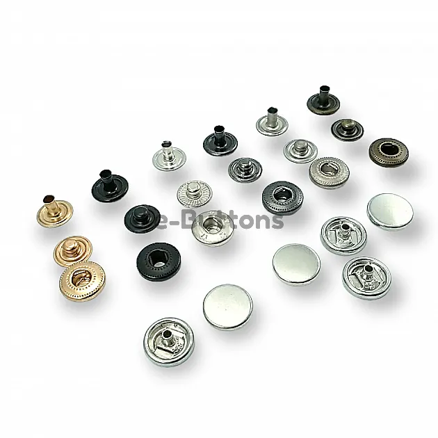 Para Tipi Çıtçıt 12,5 mm Düz 54 Sistem Pirinç 4 lü Takım ERCB0125PRP Para Tipi Çıtçıt 12,5 mm Düz 54 Sistem Pirinç 4 lü Takım ERCB0125PRP