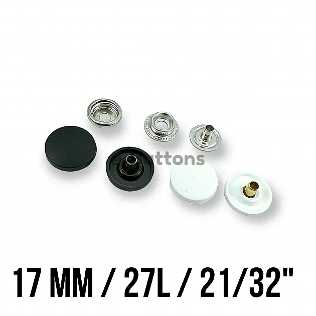 Plastik Çıtçıt 61 Sistem 17 mm Pirinç 4 lü Takım ERC610017PL Plastik Çıtçıt 61 Sistem 17 mm Pirinç 4 lü Takım ERC610017PL