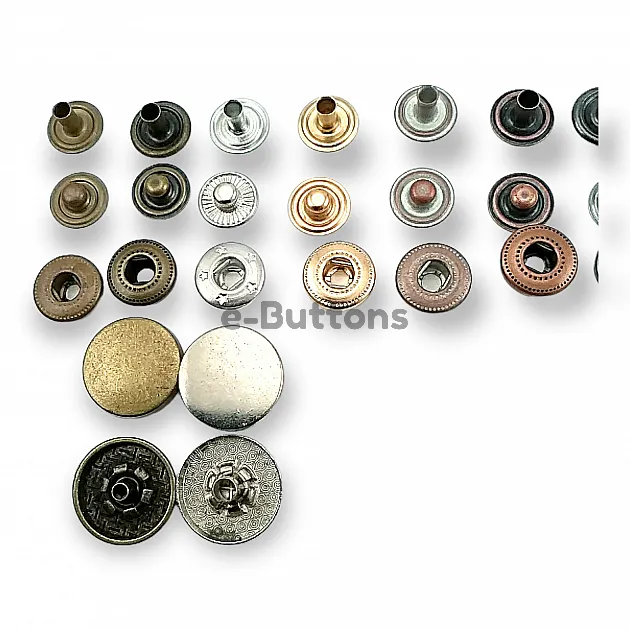 Zamak Çıtçıt 17 mm Düz 54 Sistem 4 lü Takım ERC0017ZMK Zamak Çıtçıt 17 mm Düz 54 Sistem 4 lü Takım ERC0017ZMK