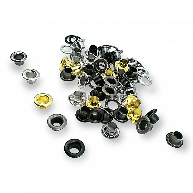 3/16" Brass 4,7 mm Curved Eyelet (500 Pcs/Pack) ERB0002PR