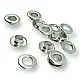 3/16" Brass 4,8 mm Double Sided Eyelet (500 Pcs/Pack) ERB0003PRC