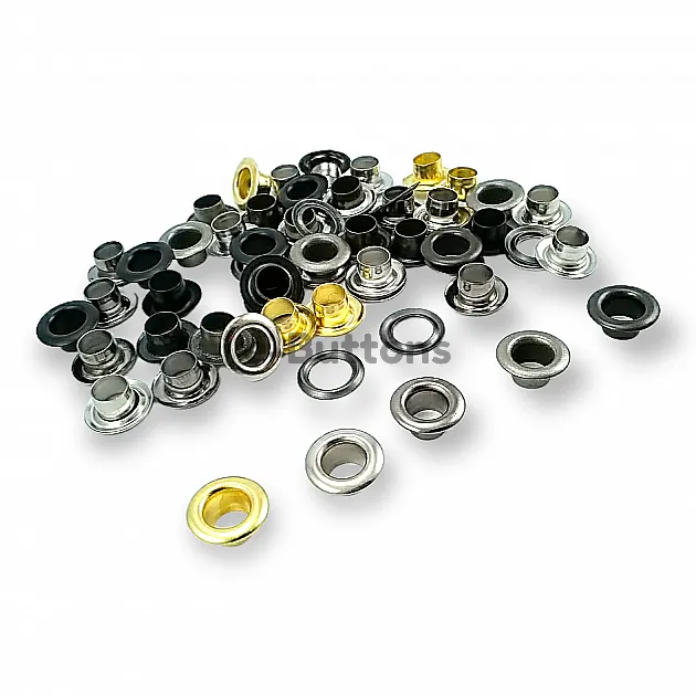 15/64" Brass 6 mm Curved Eyelet (500 Pcs/Pack) ERB0004PR
