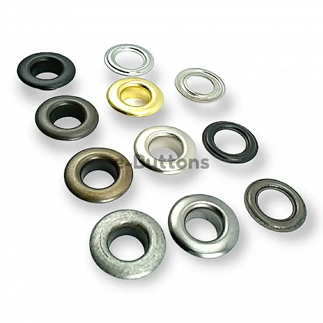 23/64" Brass 9,3 mm Curved Eyelet ERB0024PR