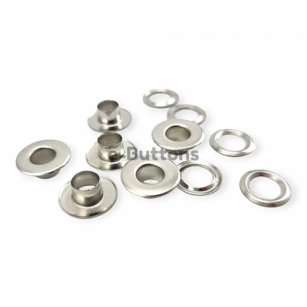 Flat Eyelet Wide 1/4"  Brass 6,2 mm (500 Pcs/Pack) ERDG0004PR