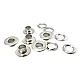 Flat Eyelet Wide 1/4"  Brass 6,2 mm (500 Pcs/Pack) ERDG0004PR