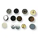 Magnetic Snap Fastener 12.5 mm Flat Zamak Set of 4 ERMK0125ZMK12