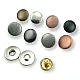 Magnetic Snap Buttons 15 mm Curved Brass Set of 4 ERMK015PR