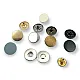 Magnetic Snap Fastener 15 mm Flat Zamak Set of 4 ERMK015ZMK15