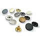 Magnetic Snap Fastener 15 mm Flat Zamak Set of 4 ERMK015ZMK15